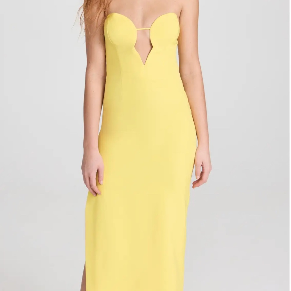 Bardot Eleni Midi Dress - Yellow (Sunshine) - Picture 6 of 6